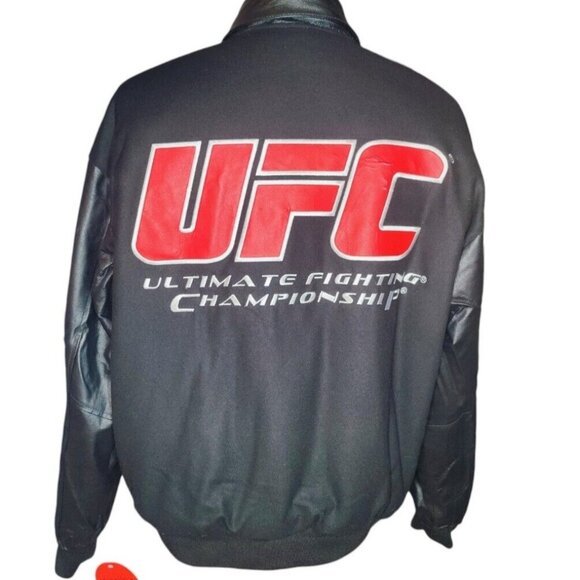 UFC Ultimate Fighting Championship Reversible Bomber Jacket Mens L **READ** - Picture 1 of 15